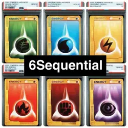 [PSA 10 6SEQ ]Pokemon Card McDonalds Energy Complete Set Holo EXC/LP Japanese - Image 1