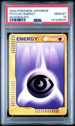 2002 POKEMON JAPANESE MCDONALD'S PSYCHIC ENERGY PSA 10 - Image 1