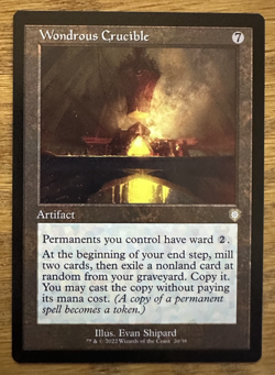 MTG The Brothers' War Commander, Wondrous Crucible - Image 1