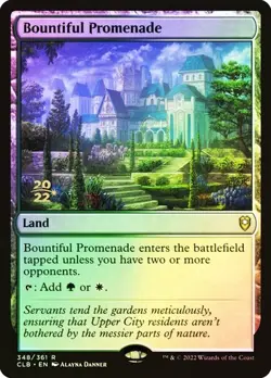 Foil - Bountiful Promenade - Commander Legends: Battle for Baldur's Gate (CLB) - Image 1