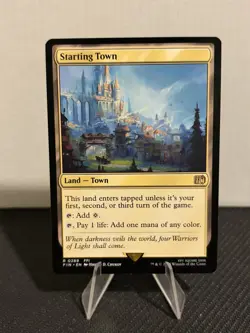 MTG Starting Town (FIN) Final Fantasy Regular Rare 289 - Image 1