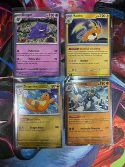 Sam’s Club Exclusive Pokemon 151 Promos Set Of 4 Gengar Dragonite Raichu Machamp - Image 1