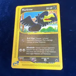 Murkrow 79/144 Skyridge Pokemon E Series Card Vintage 2002 Nintendo - Image 1