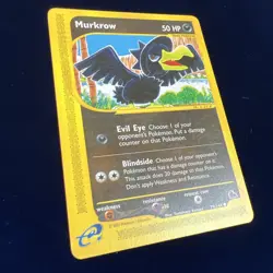 Murkrow 79/144 Skyridge Pokemon E Series Card Vintage 2002 Nintendo - Image 4