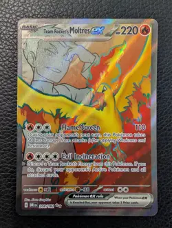 Team Rocket's Moltres ex - 208/182 Destined Rivals (Pokemon) Full Art Ultra Rare - Image 1