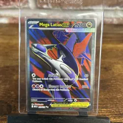 Mega Latias ex 163/132 Ultra Rare ME01: Mega Evolution Pokemon TCG NM - Image 1