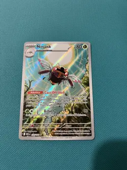 Pokemon TCG Ninjask 137/132 Ultra Rare Mega Evolution Holo Full Art - Image 1