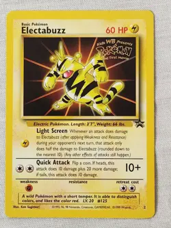 NM Electabuzz - Normal #2 Warner Bros Movie Black Star Promo Pokemon TCG - Image 1