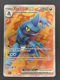 Pokemon Toxicroak Scarlet & Violet 232/198 Ultra Rare - Image 1