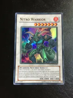 Yu-Gi-Oh! Nitro Warrior TDGS-EN039 Unlimited Ultra Rare NM ENG - Image 1
