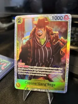Capone "Gang" Bege SR OP11-101 One Piece TCG English In Hand - Image 1