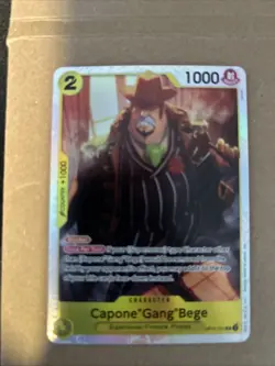 Capone "Gang" Bege SR OP11-101 One Piece TCG English In Hand - Image 2
