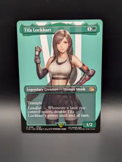 MTG - Tifa Lockhart - Non-Foil SHOWCASE - FIN #391 - Rare - NM - Image 1