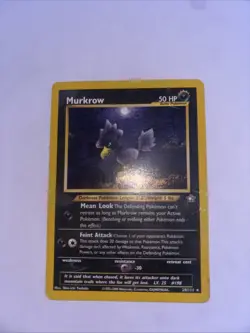 Pokemon TCG Murkrow Neo Genesis 24/111 Rare Non-Holo Card - Image 2