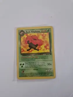 Pokemon TCG Dark Vileplume Team Rocket 30/82 1st Edition Rare - Image 1