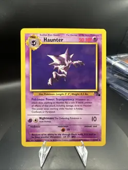 Pokemon TCG Haunter Fossil 21/62 Non-Holo Rare 1st Edition - Image 1