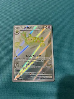 Pokemon TCG Reuniclus Black Star Promo Illustration Rare Card SVP 212 - Image 1