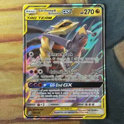 Pokemon TCG | Garchomp & Giratina GX 146/236 Unified Minds Tag Team Holo English - Image 1