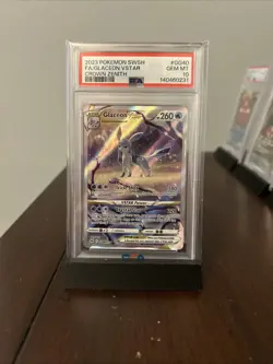 Pokemon TCG Glaceon VSTAR Galarian Gallery Crown Zenith Card GG40/GG70 PSA 10 - Image 1
