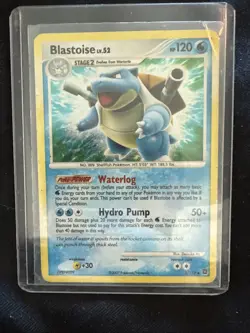 2007 Pokemon Secret Wonders Blastoise #2/132 Holo Bleed - Image 1