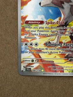Pokemon TCG Lycanroc Illustration Rare Holo 166/159 Journey Together English Nm - Image 4
