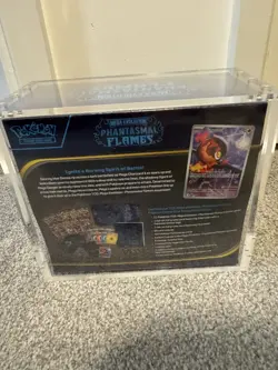 Pokemon TCG Phantasmal Flames Pokemon Center ETB- with acrylic case - Image 2
