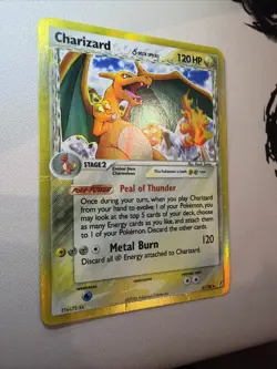 Charizard (Delta Species) 4/100 Crystal Guardians Holo Rare Pokemon MP HP - Image 5