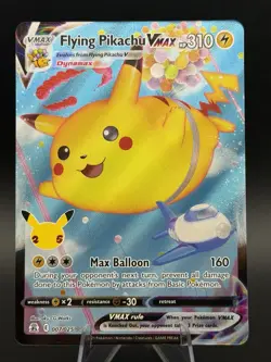 Flying Pikachu VMAX 007/025 Holo Rare VMAX Celebrations Pokemon TCG Near Mint - Image 1