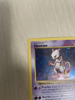 Pokemon TCG Mewtwo 010/102 Base Set (Shadowless) Holo Rare Vintage WOTC 1999 HP - Image 5