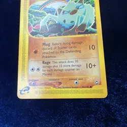 Mankey 92/147 Aquapolis Pokemon E Series Card Vintage 2002 Nintendo - Image 3