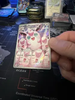 Wigglytuff 105/094 Me02: Phantasmal Flames Illustration Rare Holo Pokemon TCG - Image 1
