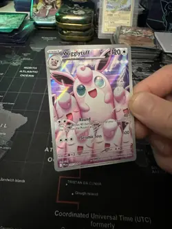 Wigglytuff 105/094 Me02: Phantasmal Flames Illustration Rare Holo Pokemon TCG - Image 3
