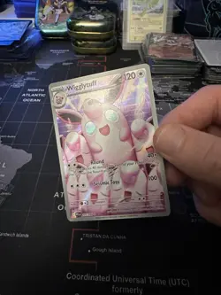 Wigglytuff 105/094 Me02: Phantasmal Flames Illustration Rare Holo Pokemon TCG - Image 4