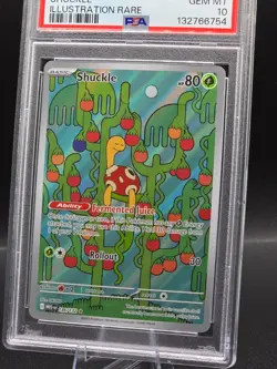 PSA 10 SHUCKLE 136/132 ILLUSTRATION RARE MEGA EVOLUTION POKEMON 🍃 - Image 2