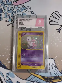 Pokemon TCG Mew 2001 Expedition Base Set #119 Holo Rare 1st Edition ACE 9 Mint - Image 1