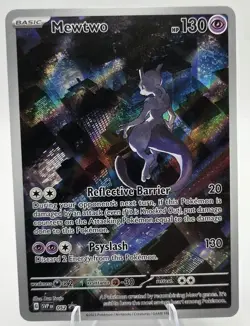 Mewtwo #052 - Scarlet Violet 151 Black Star Promo Full Art Pokemon Card - Image 1