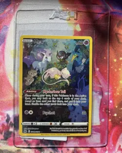POKEMON PSA MISCUT Sleeping Mew GG#10 GRADED Crown Zenith TCG CARD !!NO HOLDER!! - Image 1