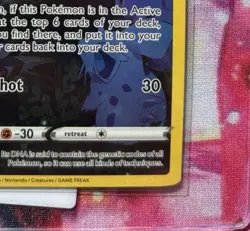 POKEMON PSA MISCUT Sleeping Mew GG#10 GRADED Crown Zenith TCG CARD !!NO HOLDER!! - Image 5
