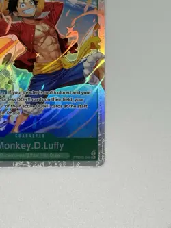 Bandai One Piece Card Game Monkey.D.Luffy PRB02-005 Super Rare Holo Character C. - Image 5