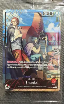 Shanks (2025 PSA Magazine Promo) OP09-001 One Piece Promotion Cards Foil - Image 1
