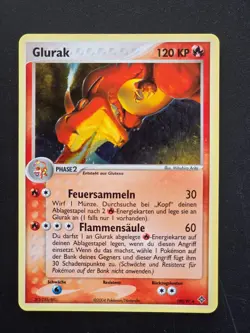 2003 Pokemon Glurak 100/97 Secret Rare Holo Ex Drache Charizard Dragon - Image 1