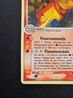 2003 Pokemon Glurak 100/97 Secret Rare Holo Ex Drache Charizard Dragon - Image 3
