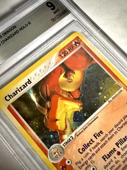 Pokemon 2003 EX Dragon Charizard 100/97 Holo BGS 9 Mint English - Image 3