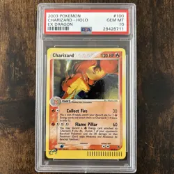 2003 Pokemon Ex Dragon Charizard Holo PSA 10 100/97 Secret Rare - Image 1