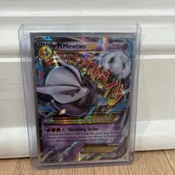 Pokemon M Mega Mewtwo EX Ultra Rare Holo TCG Card 64/162 - Image 2