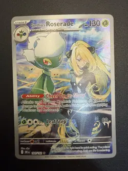 Pokemon Card - Cynthia's Roserade 184/182 Alt Art - Destined Rivals - Image 1