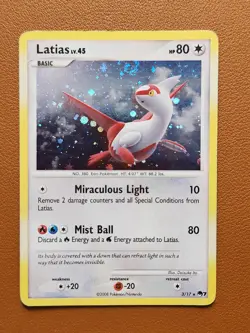 Latias POP Series Promos 7 3/17 Regular Rare LP - MP Pokemon Card TCG - Image 1