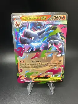 Mega Charizard X EX 13/94 Phantasmal Flames Pokemon Card - Image 1