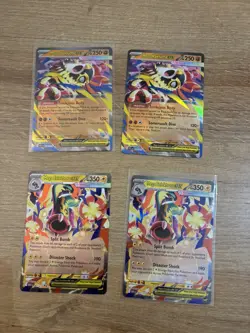 Ascended Heroes X9 EX Holo Rare Card Bundle Pokemon Mega Charizard Dragonite - Image 2