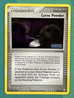 Pokemon Card - Curse Powder - Reverse Holo - UC (80/115) ex Unseen Forces *HP* - Image 1